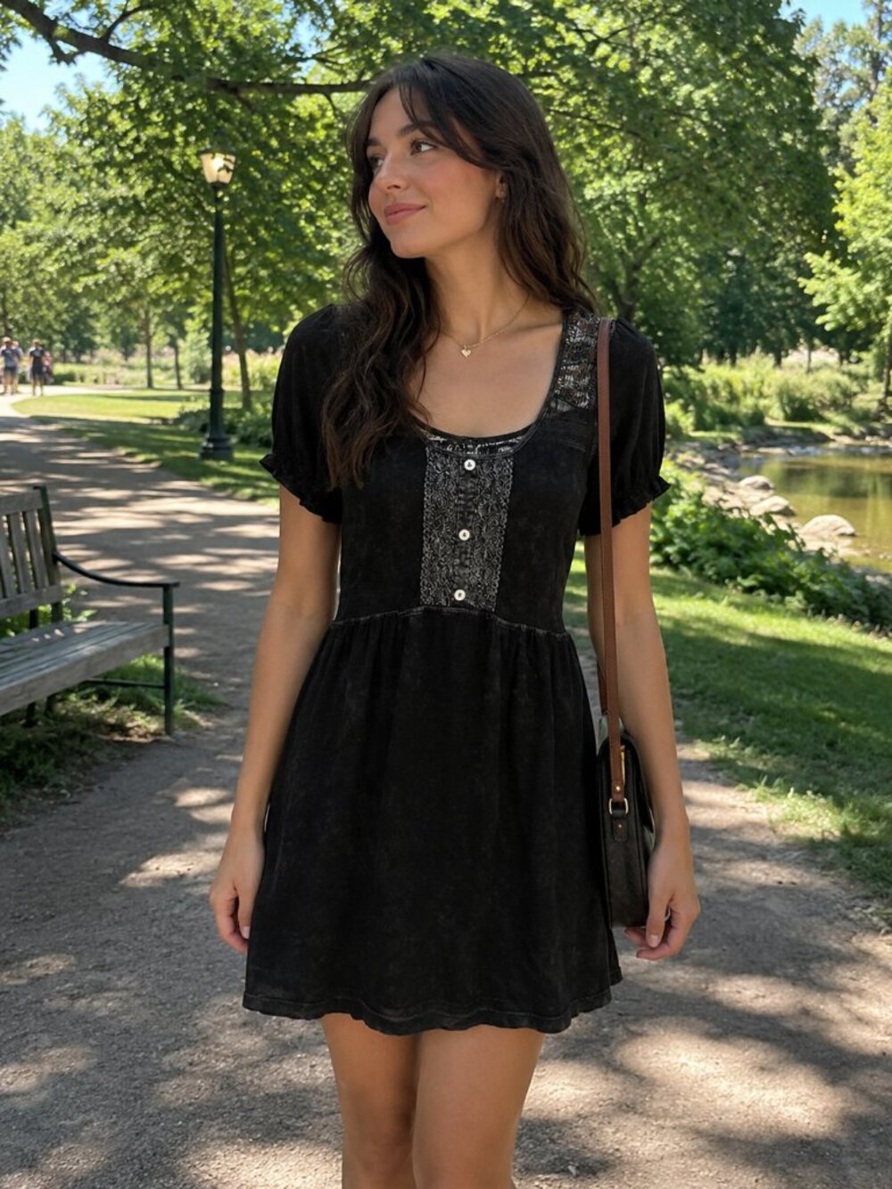Pol women's black dress; size small